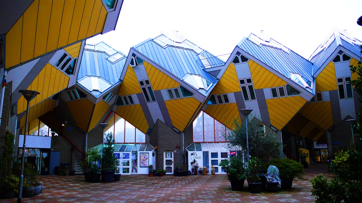 Cubic Hauses, Rotterdam, Holandia