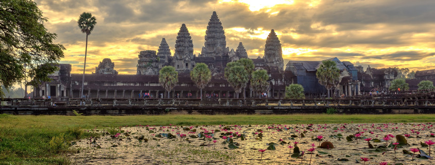 Sunrise at Angkor Wat Temple, Siem Reap, Cambodia