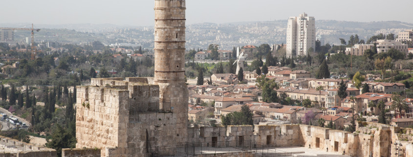Jerusalem, Israel, old and new city