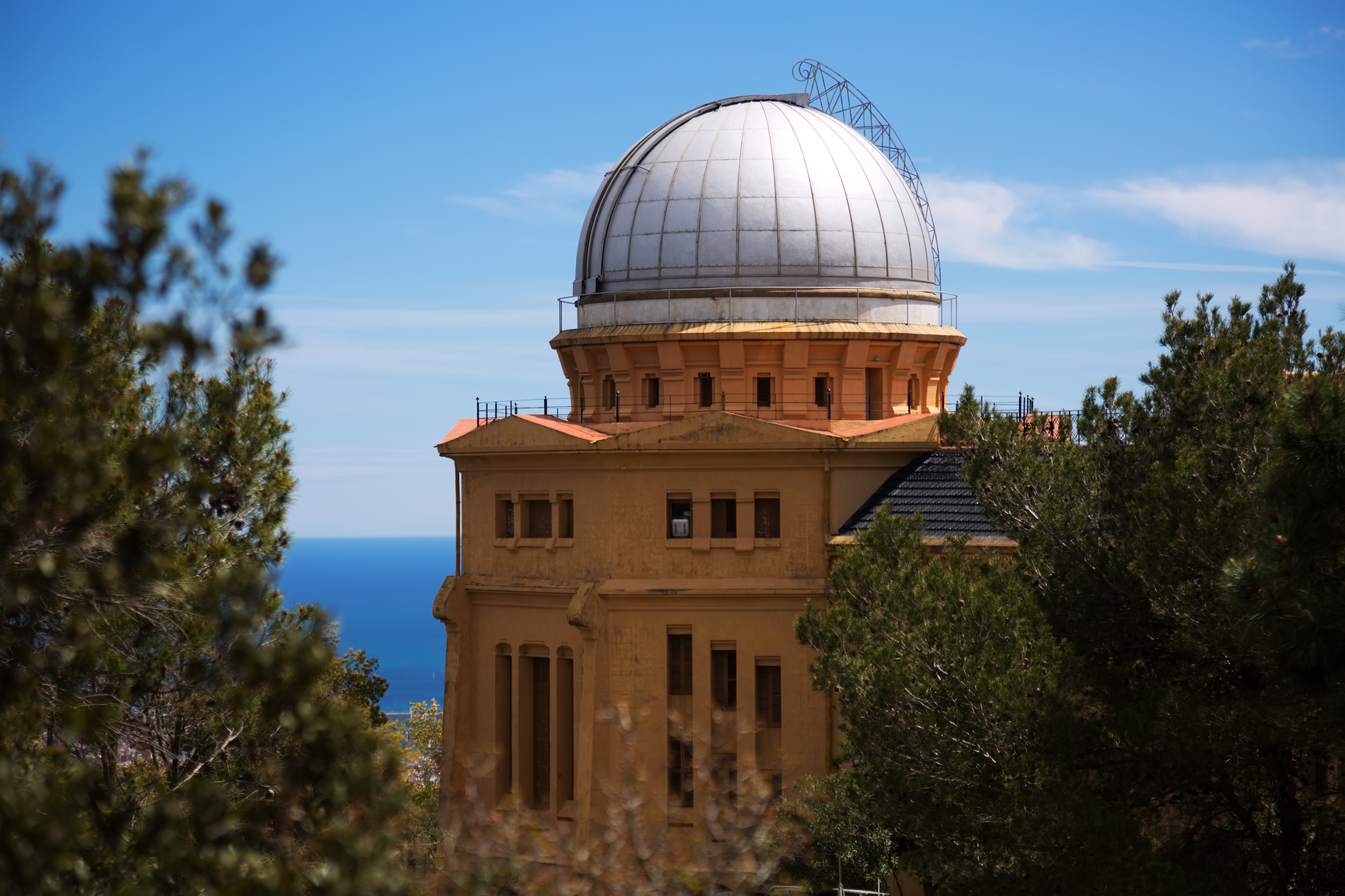Fabra Observatory in Barcelona. Spain