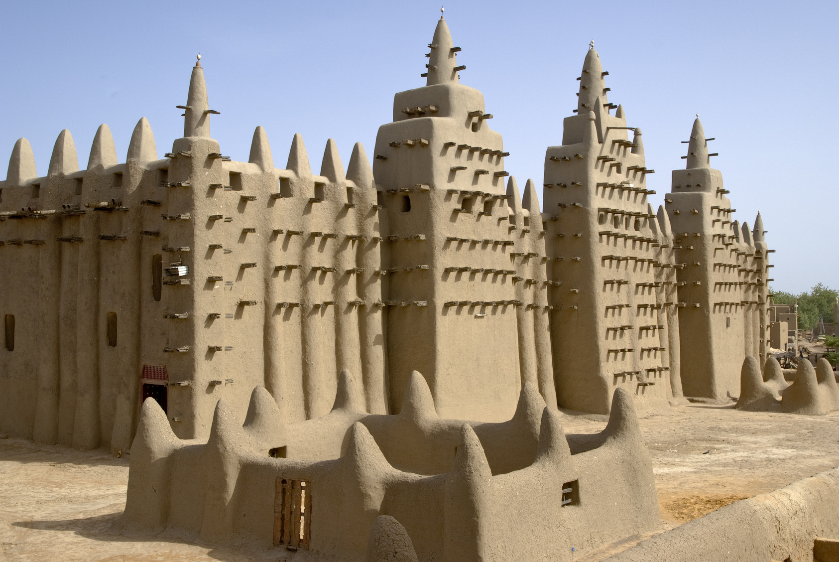 Djenne Mosque. Mali. Africa