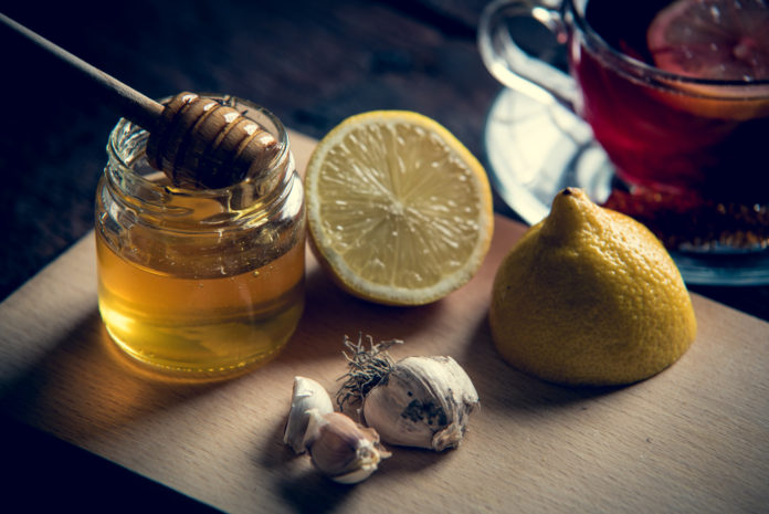 Lemon and honey