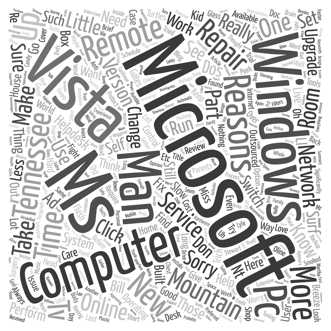 Why Change To Windows Vista Part 1 of 4 text background wordcloud concept