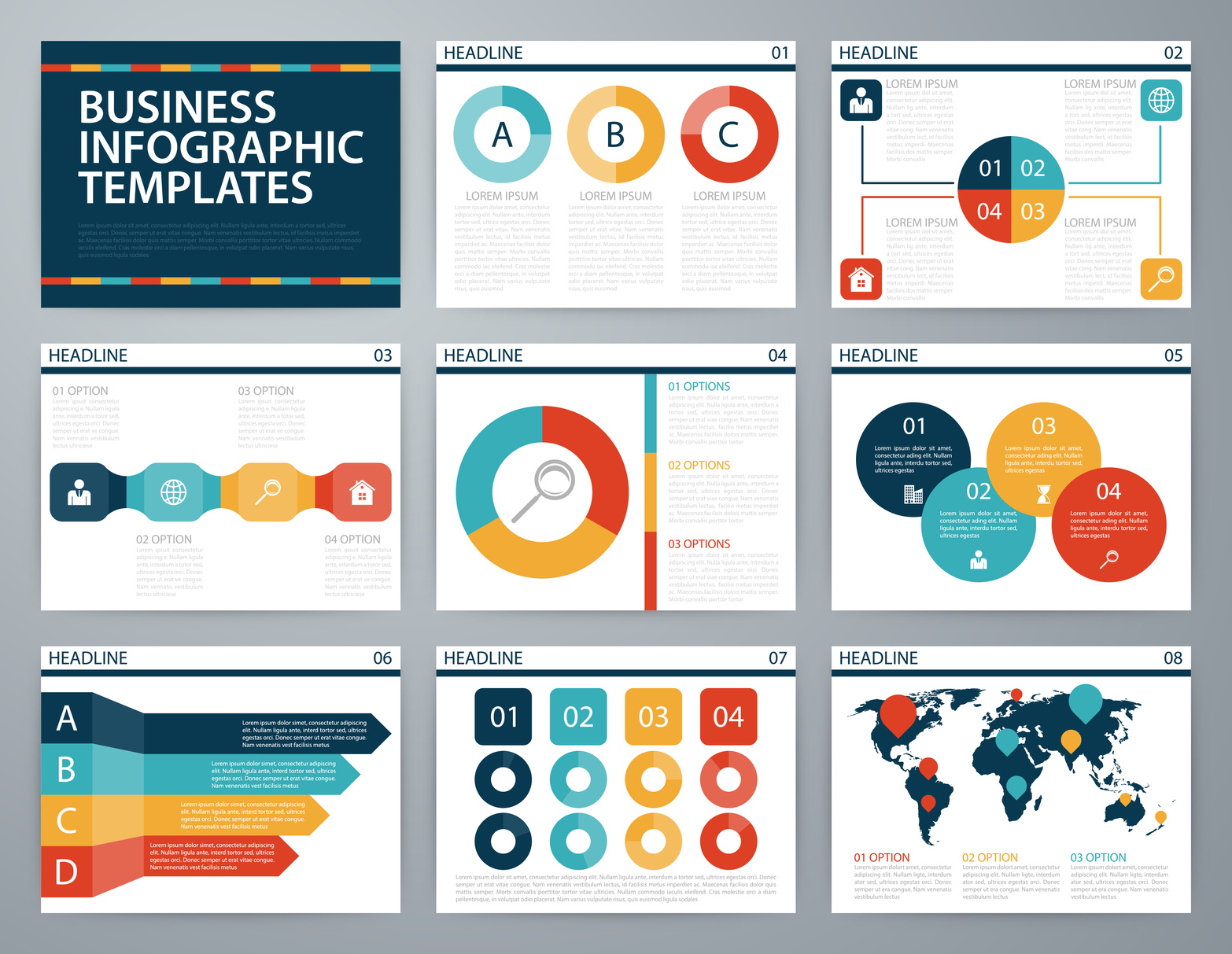 Vector illustration infographics . Flat design set for advertising brochure flyer and magazine.