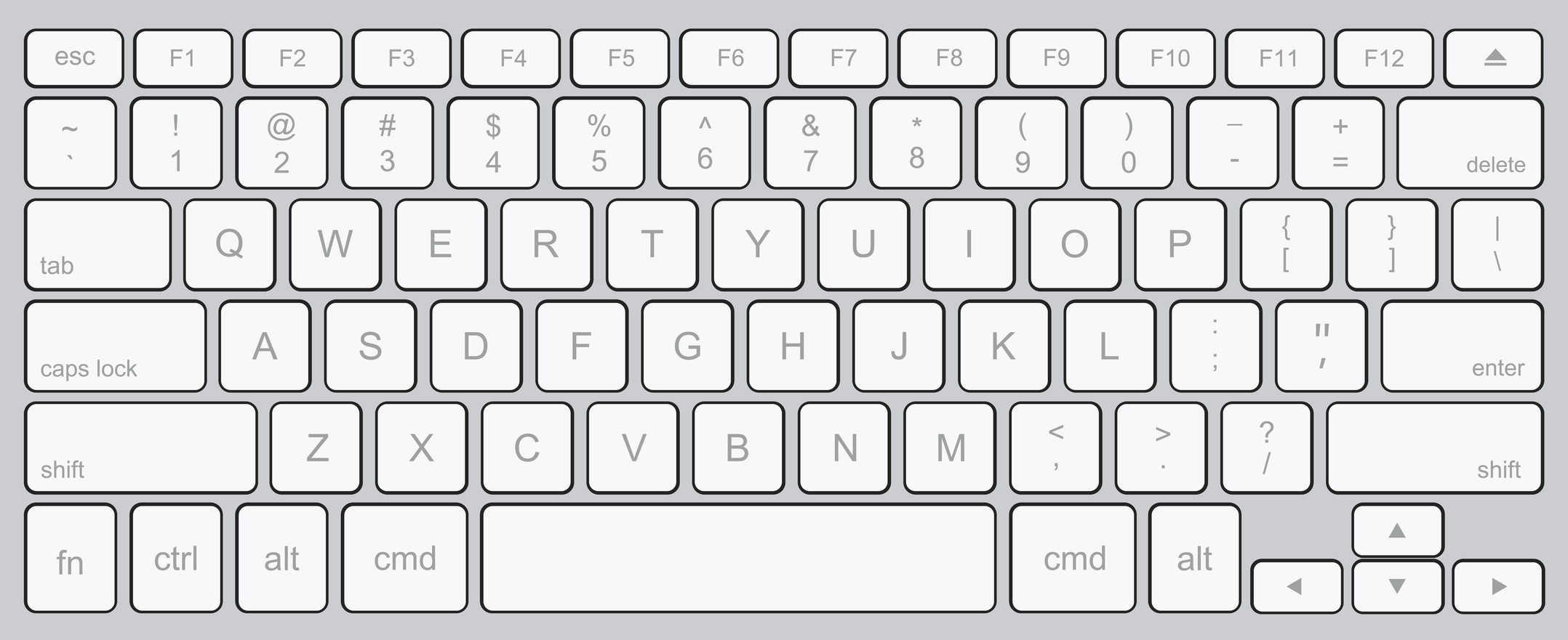 Vector modern computer keyboard background. technology design
